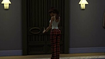 The untamable allure of a next-door girl in a steamy Sims 4 encounter