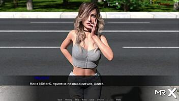 I explore the strange location in Pine Falls game.