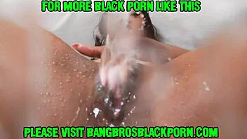 ebony babe moans as monster cock bones her 😍