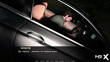 I explore the strange location in Pine Falls game.