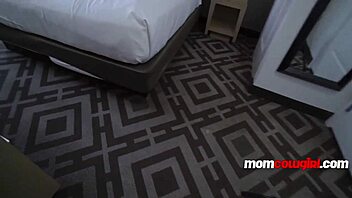 Man, Stepmom Natasha Nice’s tits are just crazy, ya know! Riding her cowgirl style blew my mind!