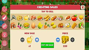 nutaku booty farm hentai game flashing big tits