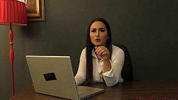 boss mistress gabriella dominates at work