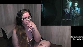 until dawn game playthrough part two with bbw