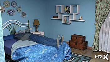 I explore the strange location in Pine Falls game.