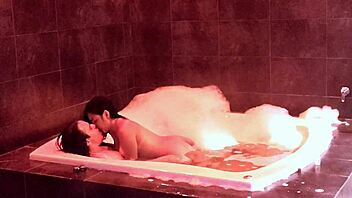 Love watching your tits bounce in the jacuzzi before riding me hard