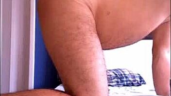 A young gay man is disciplined through spanking