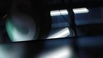 German Milf Exposed in Berlin Night Streets