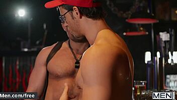 Bar Closes, Dirk Caber And Kurtis Wolfe Start Fucking Hard!