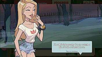 nutaku booty farm hentai game flashing big tits