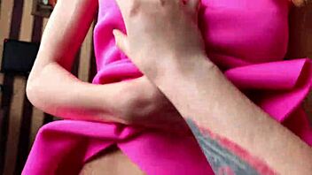 Amateur babe sensually sucks and rides cock doggystyle after classes