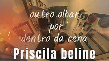 Latina priscila beline bent over for blowjob and fucking