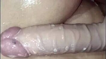 I Masturbate in Bathroom, Friend Joins for Brazilian Big Tits and Anal Play