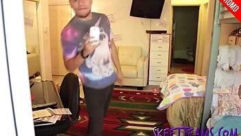 Blonde Teen Blackmailed For Smoking