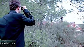 foursome unfolds as two hot sluts get caught and pounded by guys