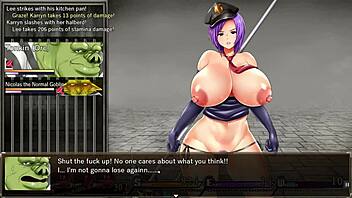 Karryn's hentai game: Monster and warden girl fall in love in prison