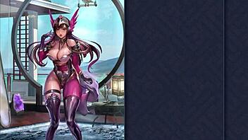 ep3, teasing maiden's dripping pussy with cucumber?