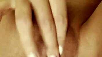 nuria millan fingers her shaved pussy to orgasm thinking of you