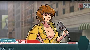 Star Channel 34 Part 81 Features Big Tits Brunette In Cartoon