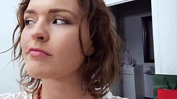 Krissy Lynn's steamy shower encounter with her stepmother in high definition