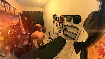 Latina priscila beline bent over for blowjob and fucking