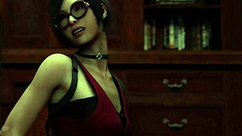 Ada's riding Leon in this 3D cartoon!