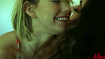 allherluv com sneak peek at coming out with blonde lesbian duo