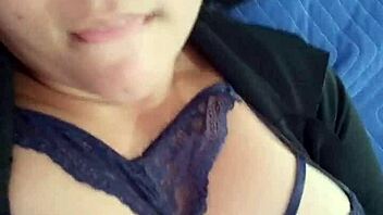 Showing off her wet pussy in this narrative scene