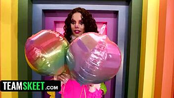 concept clussy clown pussy feat satine summers & chad alva - teamskeet labs