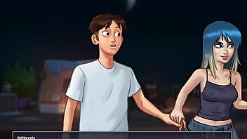 summertime saga episode 115 with small tits character in game