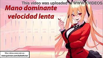 Hentai roleplay with instructional handjob and quickie action