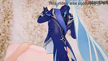 furina gets fucked naked in genshin impact full scene on red.