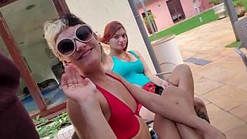 Damn! Weekend with Hot Brazilian Babes - Polly Petrova and Candy Crush!