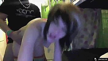 Very cute teen 18+ emo girl chats on webcam