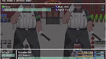 Rescuing women from an enemy base - Hentai game with big tits and skin contact