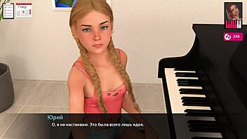 Redhead Melody's Part 18: Sex, Fingering In Lingerie