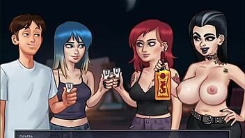 summertime saga episode 115 with small tits character in game