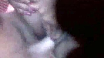 Handjob cumshot with big tits and monster cock