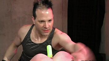 BDSM Slave Spanked Hard with Vibe Toy