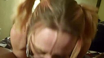 Dixie deepthroats big black cock and takes a creamy finish—wow!