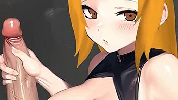 wanna see tsunade give an epic handjob in this hentai clip?