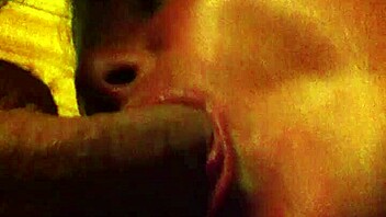 slut gf loves sucking cock with her redhead tits