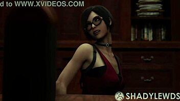 Ada's riding Leon in this 3D cartoon!