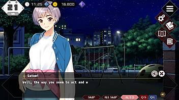 Satomi's events and ending in Doukyuusei at the coffee shop