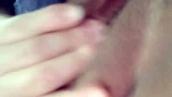 Showing off her wet pussy in this narrative scene