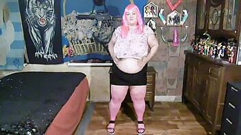 Pink strip dance with clothes ripped by mature milf amateurs