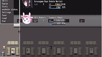 Rescuing women from an enemy base - Hentai game with big tits and skin contact