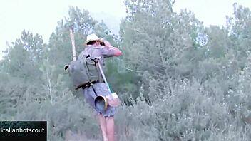 foursome unfolds as two hot sluts get caught and pounded by guys