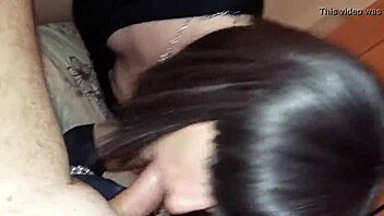 i suck tranny tanja's cock until she cums on me, oops i mean client