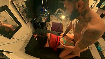 Latina priscila beline bent over for blowjob and fucking